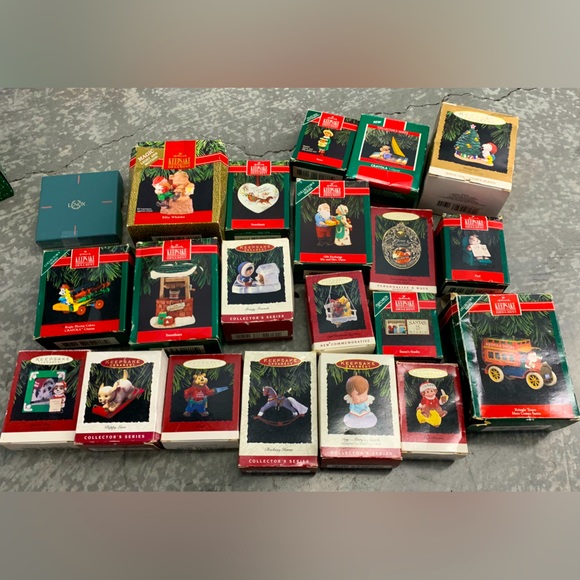 Hallmark vintage ornament lot 80’s - 90’s